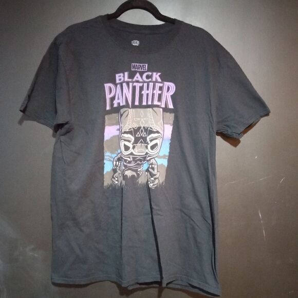 Funko Pop Tees Black Panther T-Shirt - Picture 1 of 4